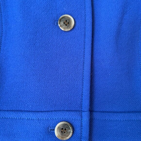 J. Crew NWT Lady Day Coat Cobalt Blue Size 8 - Picture 4 of 6